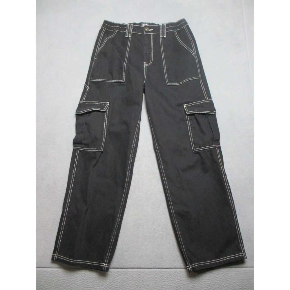 BDG Urban Outfitters Jeans Womens 30X29 Black Cargo Baggy Pocket Skate Denim